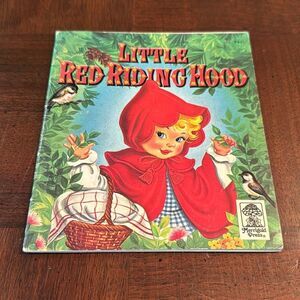 Vintage 1957 Little Red Riding Hood Merrigold Press Book Paperback